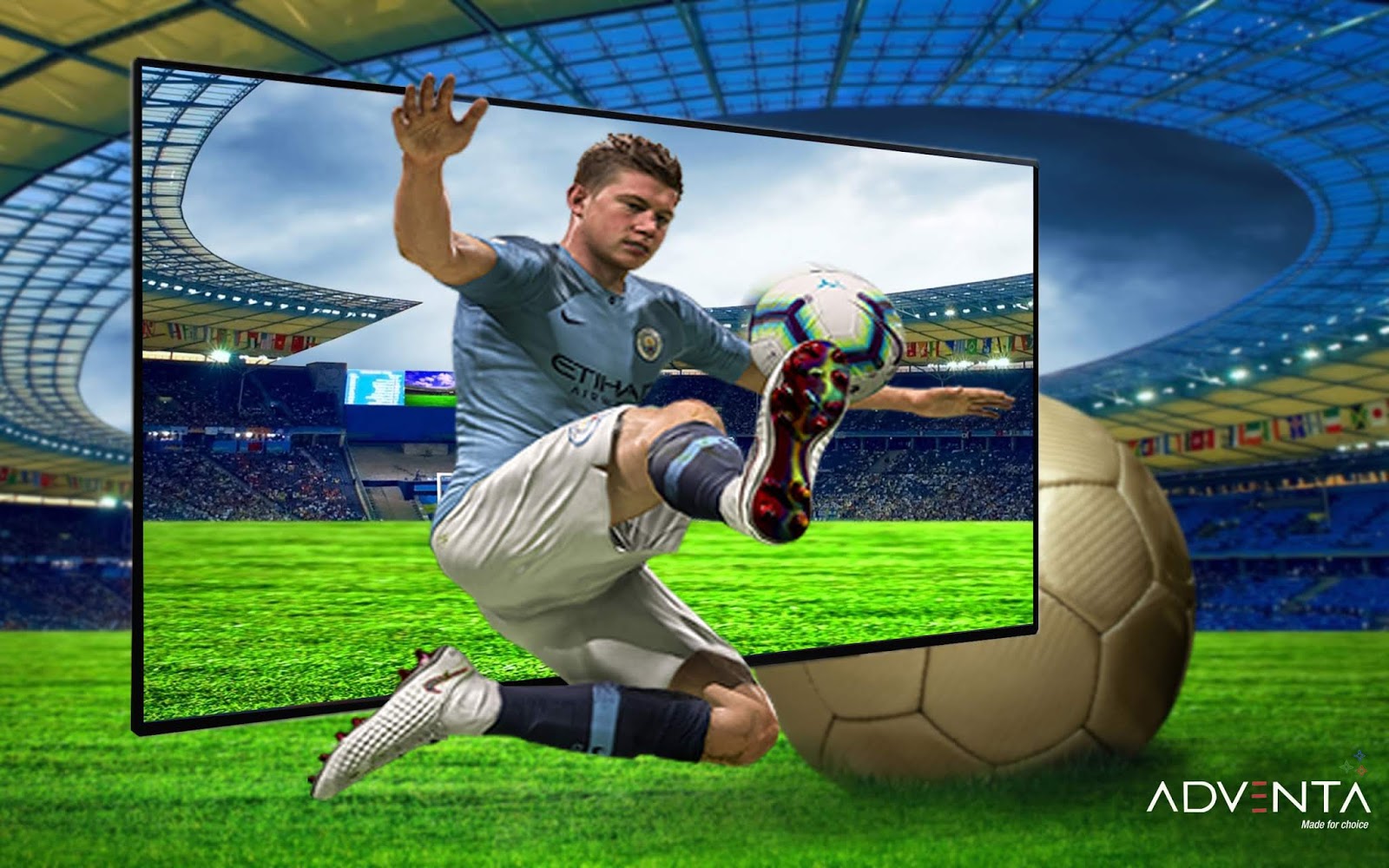 adenta 4k tv mockup design