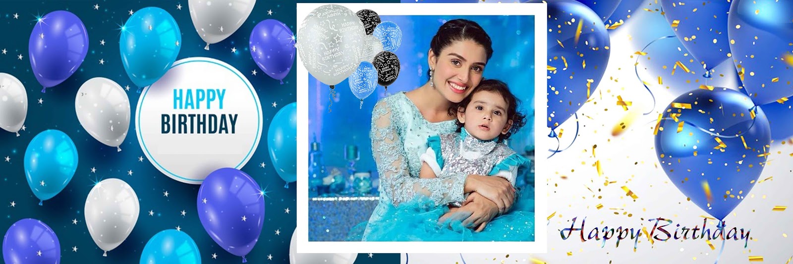 Birthday Album Psd 12x36 5 PSD Sheet Blue Free Download