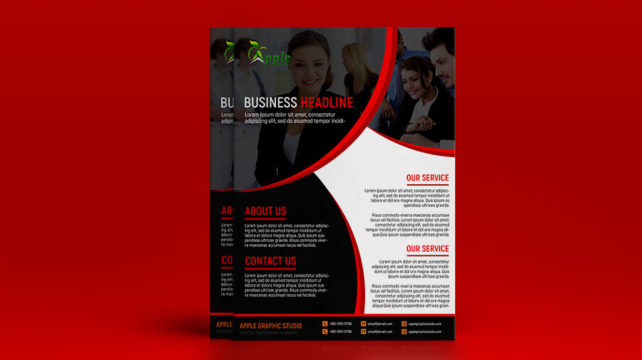 Modern A4 Flyer Design CC Tutorial