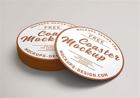 Coaster Mockup Free&nbsp;Psd