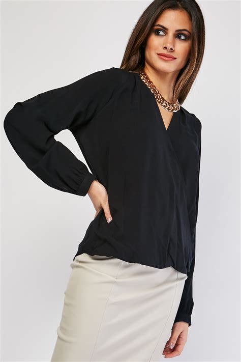 Wrap Shirt Pattern Long&nbsp;Sleeve