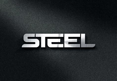 Free Steel Logo Mockup