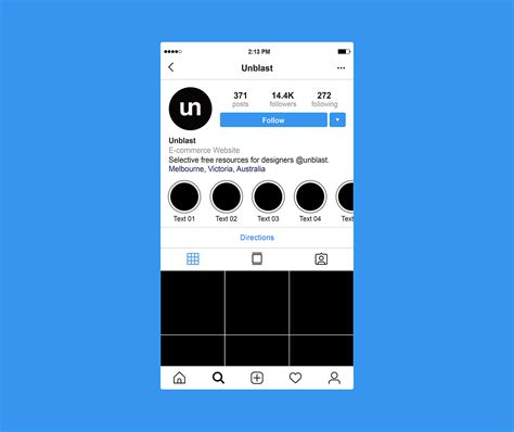 Instagram Profile Mockups
