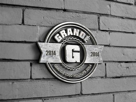 Logo Wall Mockup Psd Free&nbsp;Download
