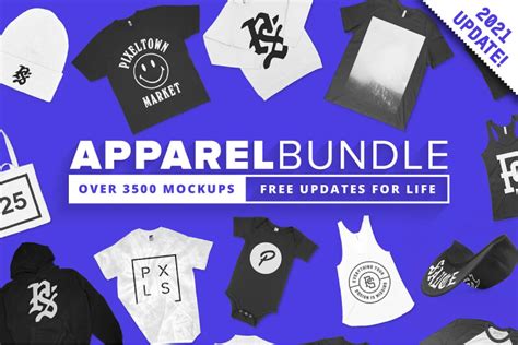 3500+ Apparel Mockups Bundle&nbsp;Free