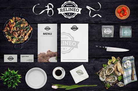 Restaurant Branding Mockup&nbsp;Free