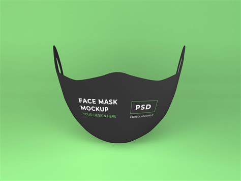 Free Mask Mockup&nbsp;Psd
