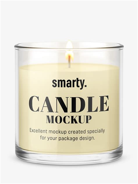 Candle Label Mockup