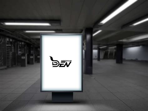 Light Box Mockup Psd Free&nbsp;Download