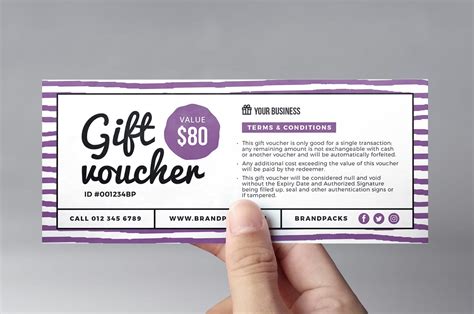 Gift Voucher Template&nbsp;Psd