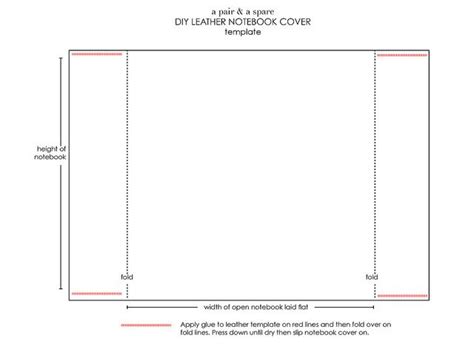 Leather Notebook Cover&nbsp;Template