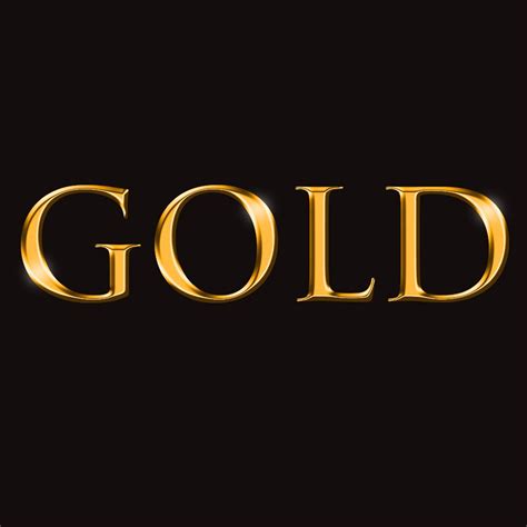 Gold Text Photoshop&nbsp;Elements