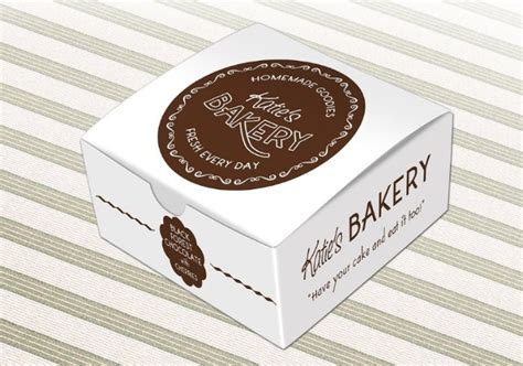 Cake Box Mockup Free&nbsp;Psd