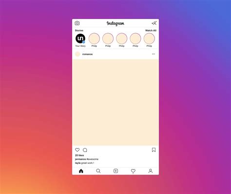 Instagram Mockup Photoshop&nbsp;Free