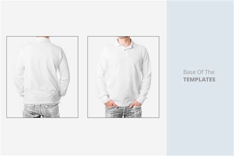 Polo Shirt Long Sleeve&nbsp;Mockup