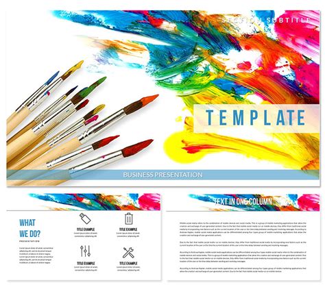 Paint Brush Powerpoint&nbsp;Template
