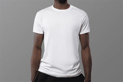 T Shirt Mockup With Black Model&nbsp;Free