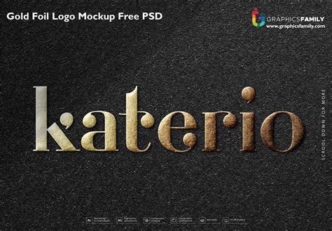 Gold Foil Mockup&nbsp;Psd
