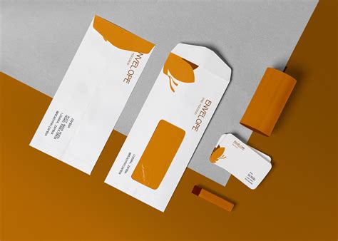 Business Envelope Mockup&nbsp;Free